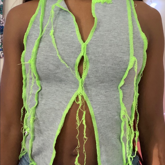 Slimey Lime Top - Picture 2 of 3